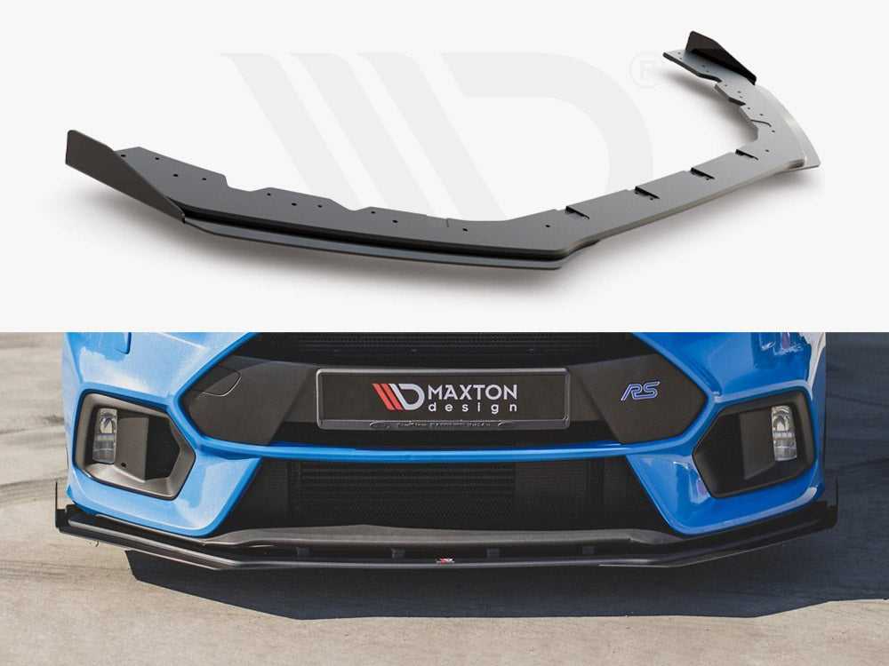 Street PRO Front Splitter + Flaps Ford Focus RS Mk3 - Wayside Performance 