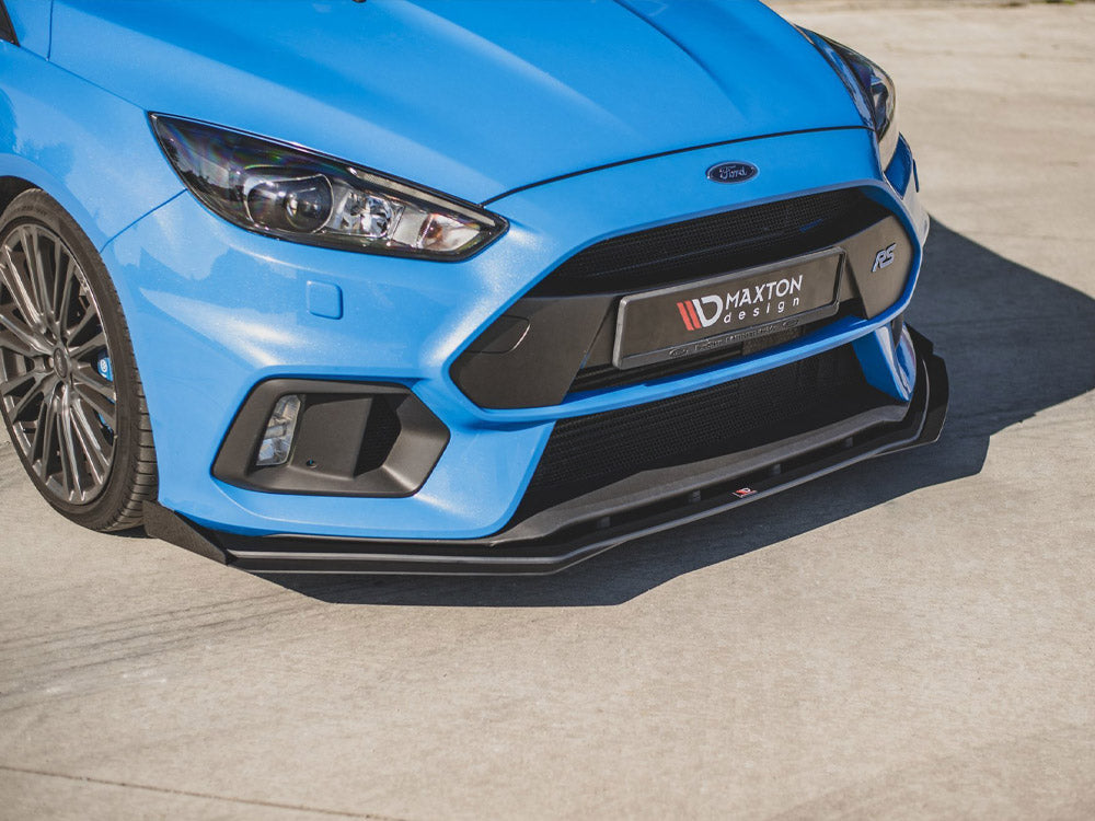 Street PRO Front Splitter + Flaps Ford Focus RS Mk3 - Wayside Performance 