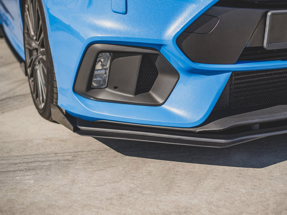 Street PRO Front Splitter + Flaps Ford Focus RS Mk3 - Wayside Performance 