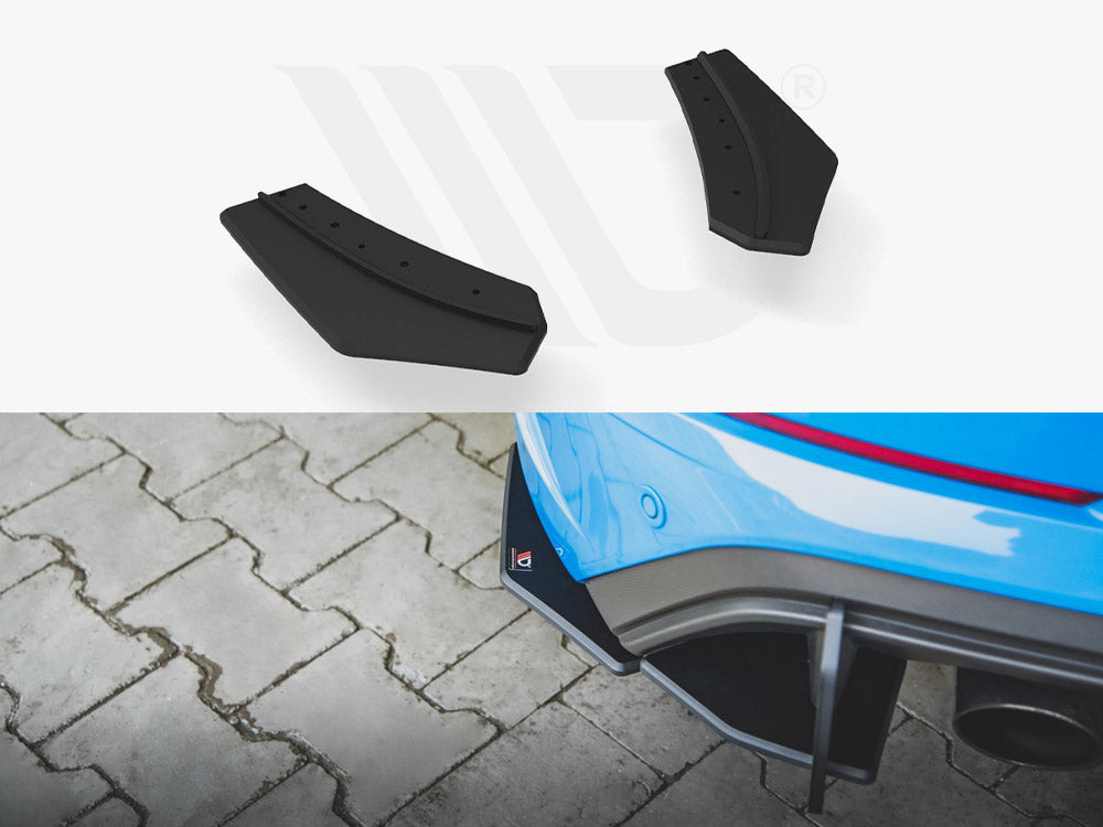 Street PRO Rear Side Splitters Ford Focus RS Mk3 - Wayside Performance 