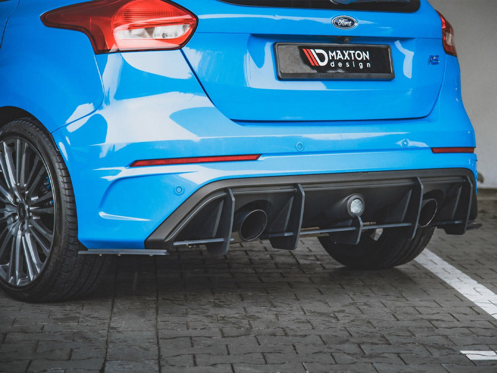 Street PRO Rear Side Splitters Ford Focus RS Mk3 - Wayside Performance 