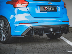 Street PRO Rear Side Splitters Ford Focus RS Mk3 - Wayside Performance 