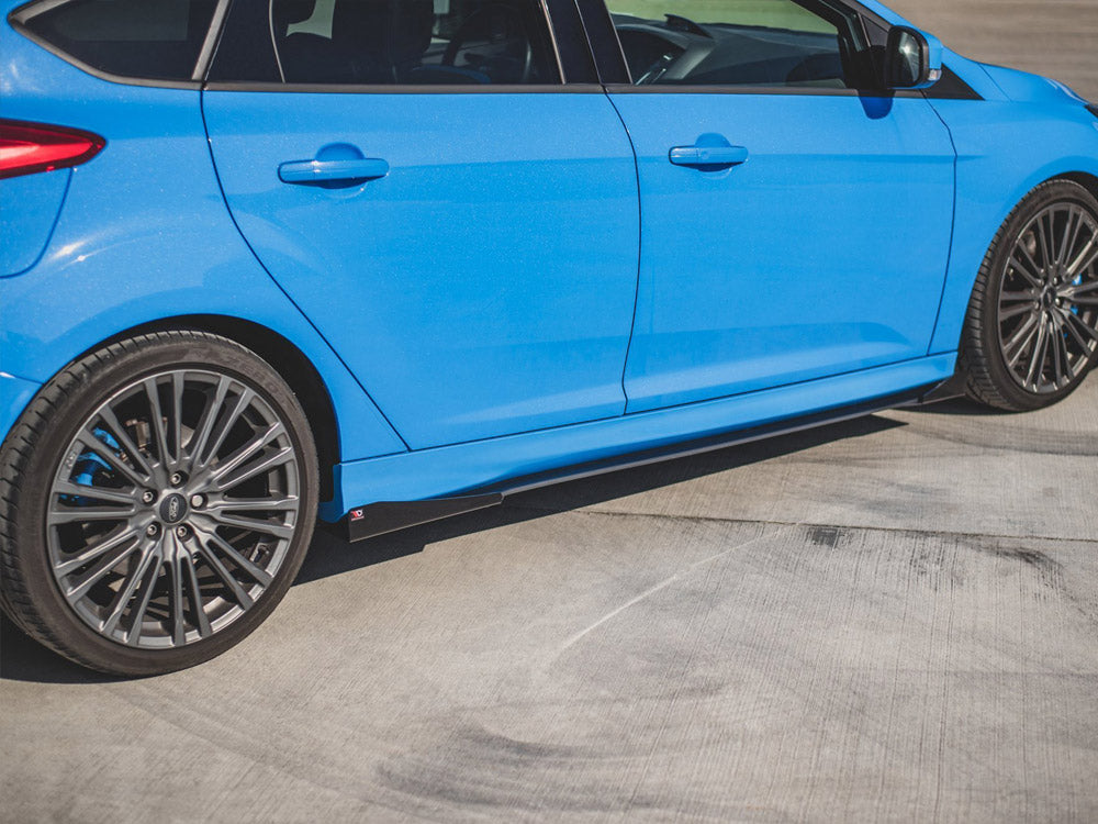 Street PRO Side Skirts Diffusers + Flaps Ford Focus RS Mk3 - Wayside Performance 