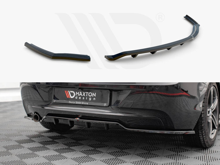 Central Rear Splitter (Vertical Bars) BMW 1 F20 - Wayside Performance 
