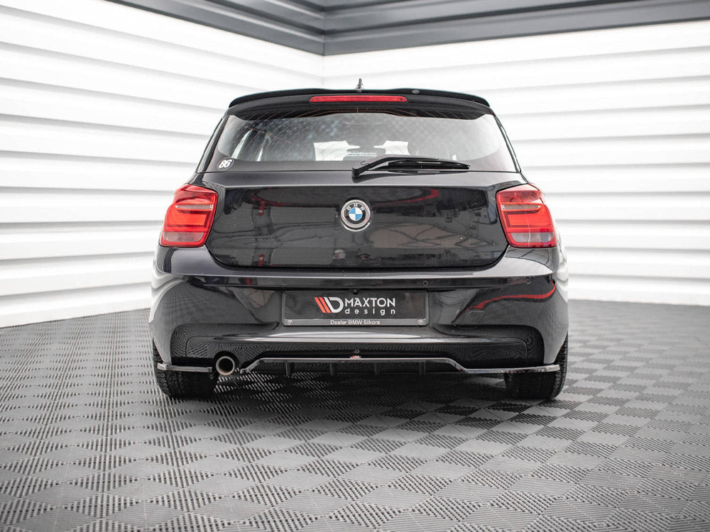 Central Rear Splitter (Vertical Bars) BMW 1 F20 - Wayside Performance 
