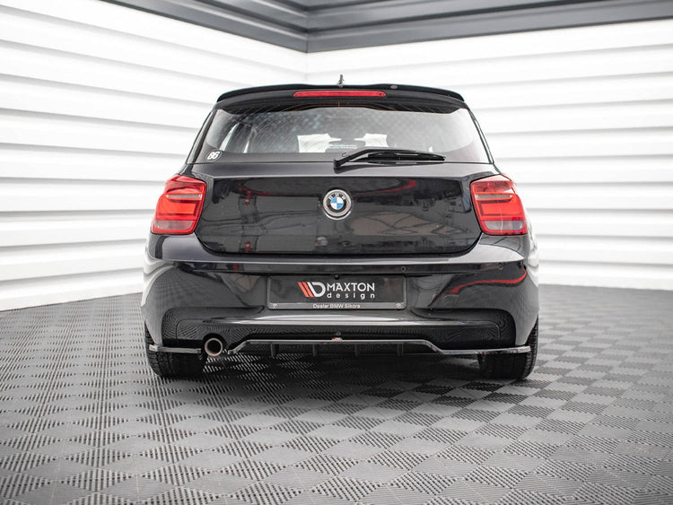 Central Rear Splitter (Vertical Bars) BMW 1 F20 - Wayside Performance 