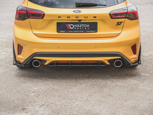 Street PRO Rear Side Splitters (+flaps) Ford Focus ST Mk4 - Wayside Performance 