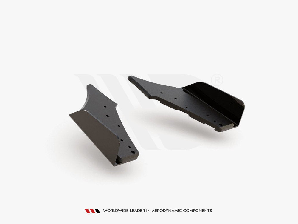 Street PRO Rear Side Splitters (+flaps) Ford Focus ST Mk4 - Wayside Performance 