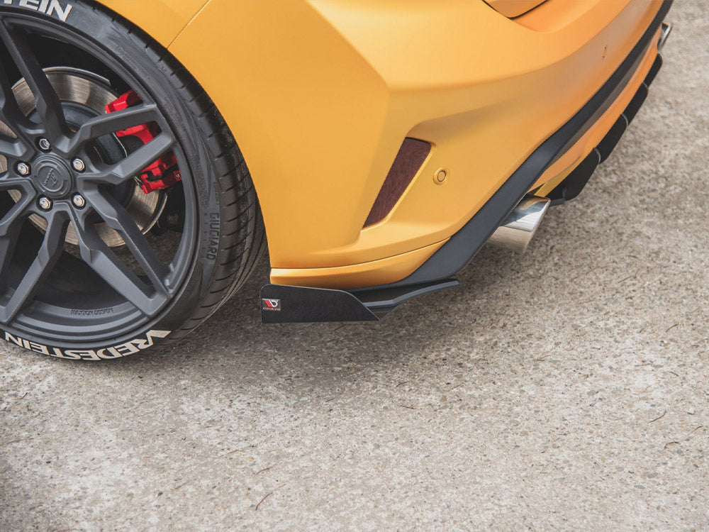 Street PRO Rear Side Splitters (+flaps) Ford Focus ST Mk4 - Wayside Performance 