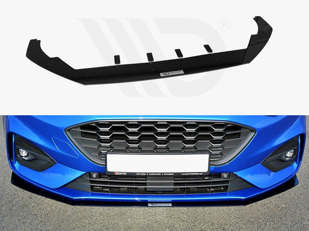 Racing Front Splitter Ford Focus ST / ST-Line Mk4 - Wayside Performance 