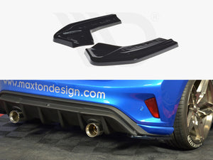 Rear Side Splitters V.2 Ford Focus ST-Line Mk4 - Wayside Performance 