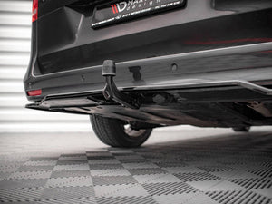 Central Rear Splitter (Vertical Bars) Mercedes V-class Amg-line W447 Facelift (2021-) - Wayside Performance 