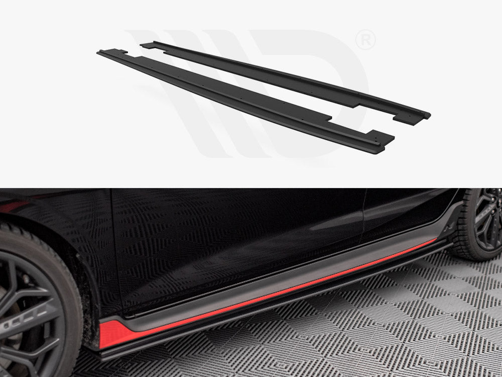 Street PRO Side Skirts Diffusers Hyundai I20 N Mk3 - Wayside Performance 