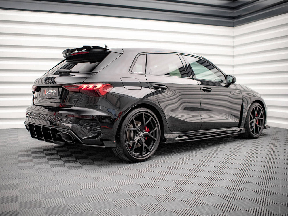 Maxton Design Street Pro Side Skirts Diffusers (+flaps) Audi Rs3 Sportback 8y (2020-) - Wayside Performance 