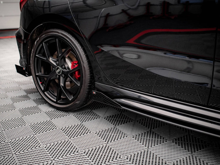 Maxton Design Street Pro Side Skirts Diffusers (+flaps) Audi Rs3 Sportback 8y (2020-) - Wayside Performance 