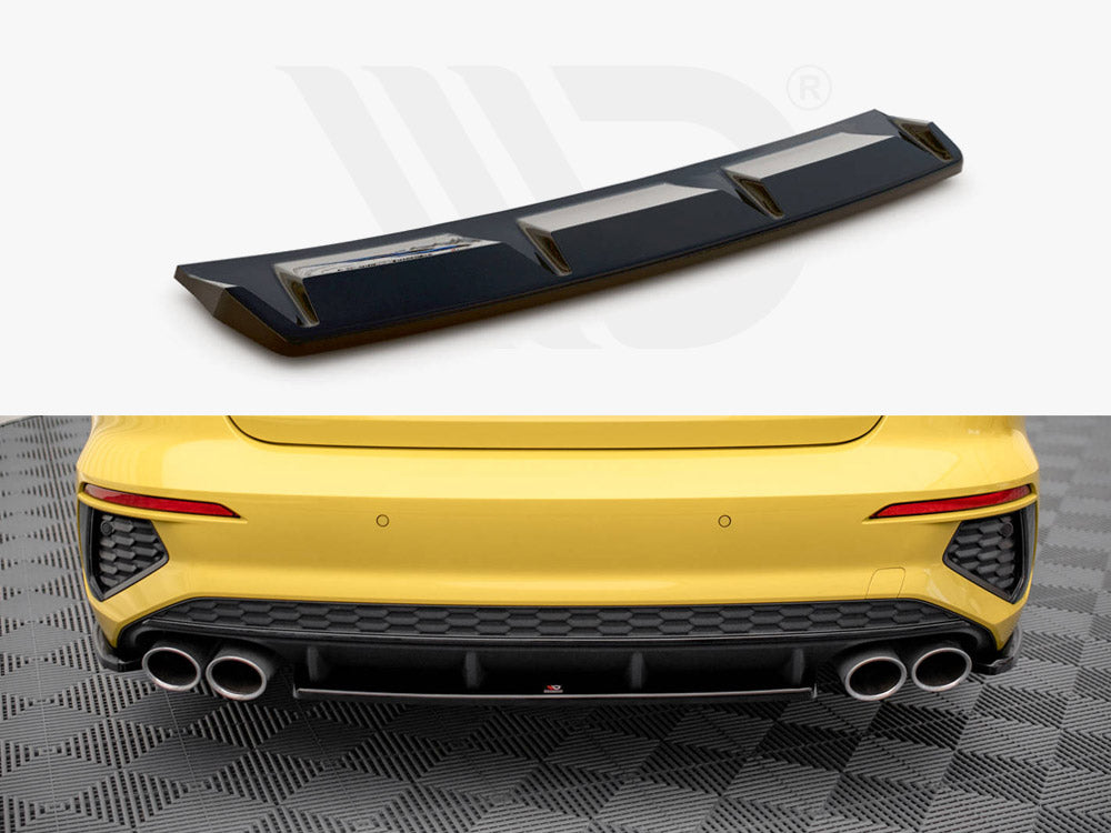 Maxton Design Central Rear Splitter Audi S3 Sedan 8y (2020-) - Wayside Performance 