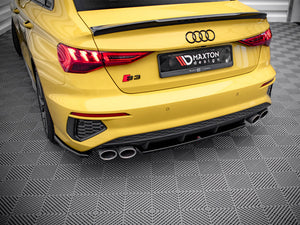 Maxton Design Central Rear Splitter Audi S3 Sedan 8y (2020-) - Wayside Performance 