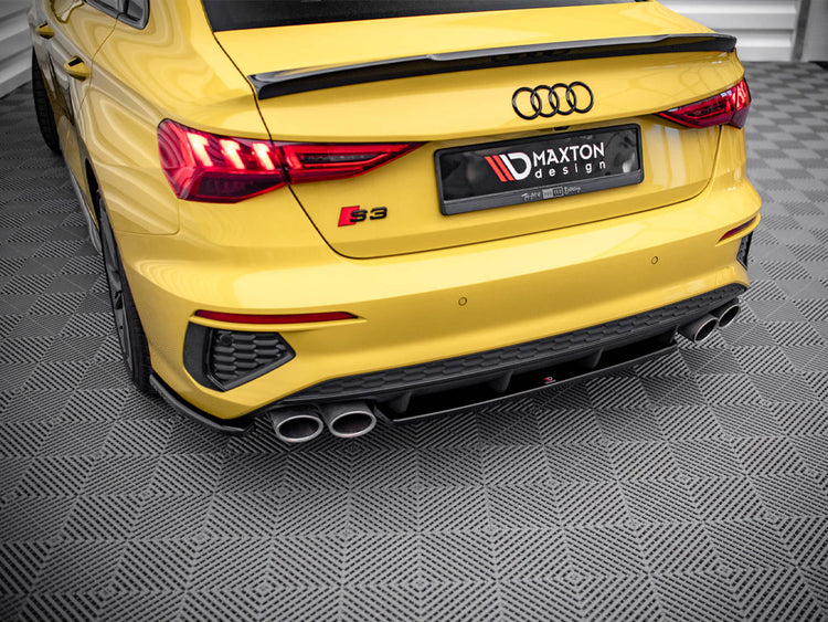 Maxton Design Central Rear Splitter Audi S3 Sedan 8y (2020-) - Wayside Performance 
