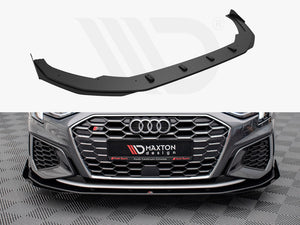 Street PRO Front Splitter V.1 (+flaps) Audi S3 / A3 S-line 8Y (2020-) - Wayside Performance 