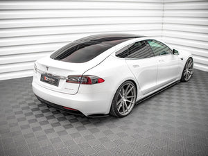 Rear Side Splitters Tesla Model S Facelift - Wayside Performance 