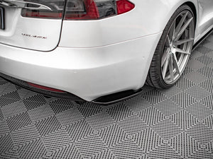 Rear Side Splitters Tesla Model S Facelift - Wayside Performance 