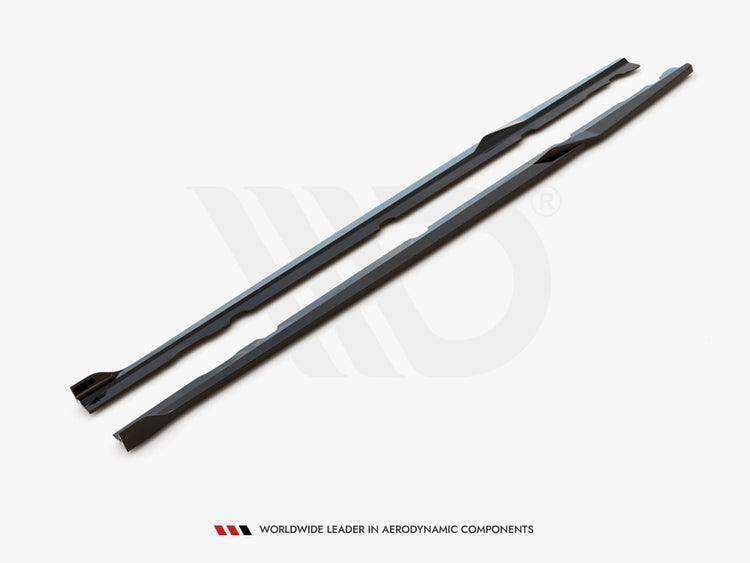 Side Skirts Diffusers V.2 Mercedes-AMG C 63AMG Coupe C205 Facelift - Wayside Performance 