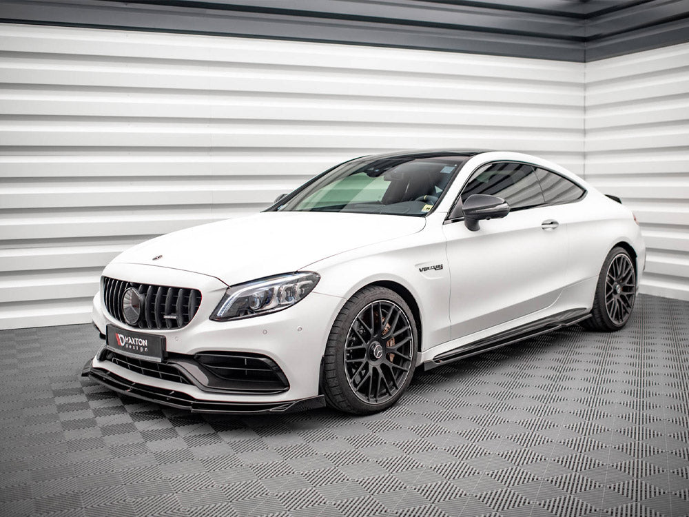 Side Skirts Diffusers V.2 Mercedes-AMG C 63AMG Coupe C205 Facelift - Wayside Performance 