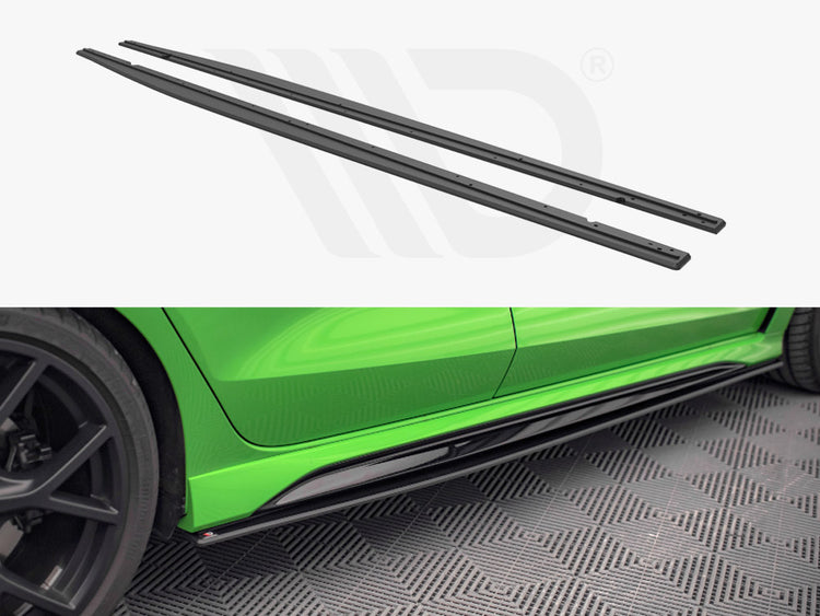 Maxton Design Street Pro Side Skirts Diffusers Audi Rs3 Sedan 8y (2020-) - Wayside Performance 