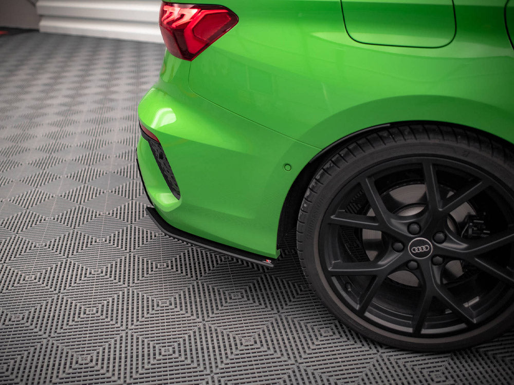 Street PRO Rear Side Splitters Audi RS3 Sedan 8Y (2020-) - Wayside Performance 