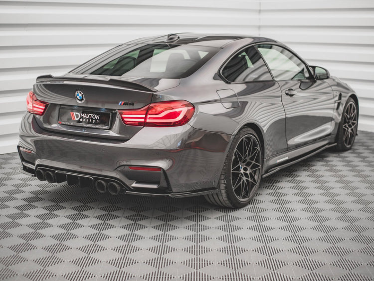 Maxton Design Rear Side Splitters V.3 Bmw M4 F82 - Wayside Performance 