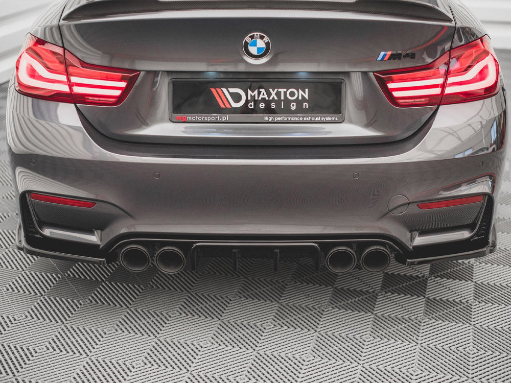 Maxton Design Rear Side Splitters V.3 Bmw M4 F82 - Wayside Performance 