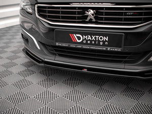 Front Splitter V.2 Peugeot 508 GT MK1 Facelift (2014-2018) - Wayside Performance 