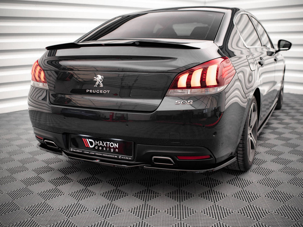 Central Rear Splitter Peugeot 508 GT MK1 Facelift (2014-2018) - Wayside Performance 