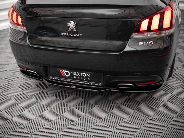 Central Rear Splitter Peugeot 508 GT MK1 Facelift (2014-2018) - Wayside Performance 