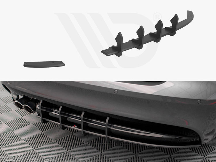 Street PRO Rear Diffuser Jaguar XF R-sport MK2 (2015-2020) - Wayside Performance 