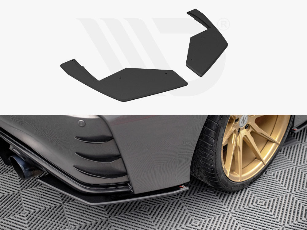 Street PRO Rear Side Splitters Nissan 370Z Nismo Facelift (2014-2020) - Wayside Performance 