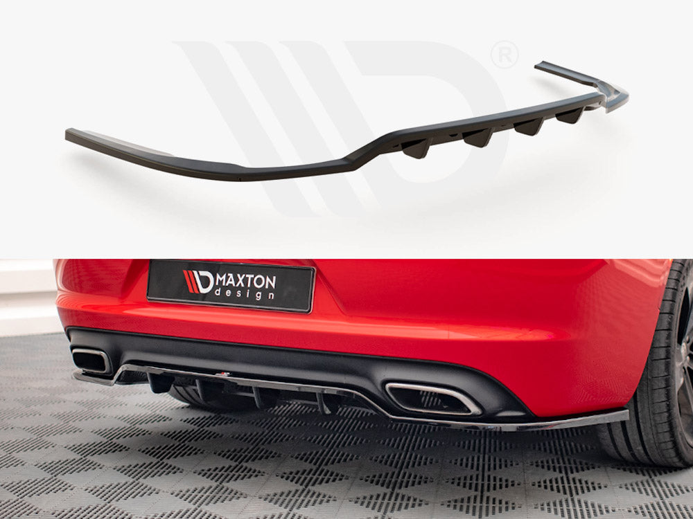 Central Rear Splitter (Vertical Bars) Dodge Charger RT Mk7 Facelift - Wayside Performance 