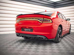 Central Rear Splitter (Vertical Bars) Dodge Charger RT Mk7 Facelift - Wayside Performance 