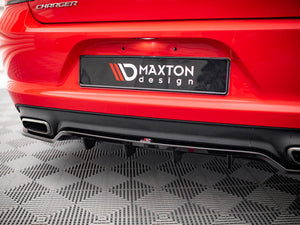 Central Rear Splitter (Vertical Bars) Dodge Charger RT Mk7 Facelift - Wayside Performance 