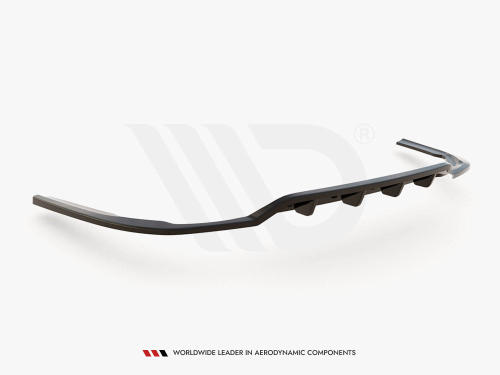 Central Rear Splitter (Vertical Bars) Dodge Charger RT Mk7 Facelift - Wayside Performance 