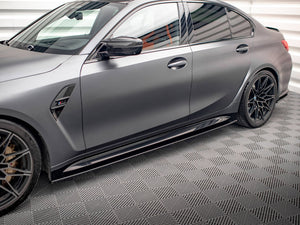 Maxton Design Side Skirts Diffusers V.1 Bmw M3 G80 (2021-) - Wayside Performance 