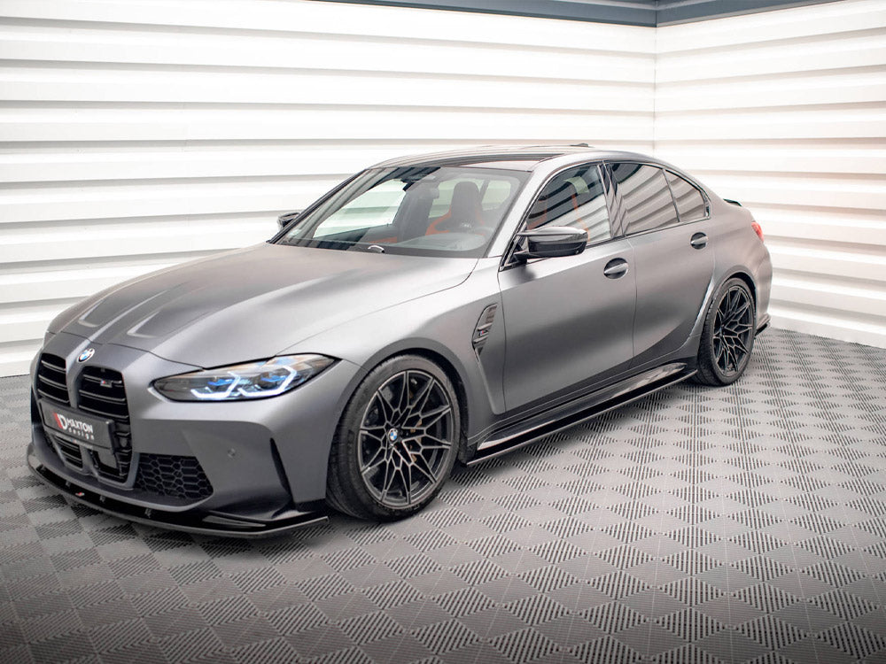 Maxton Design Side Skirts Diffusers V.1 Bmw M3 G80 (2021-) - Wayside Performance 
