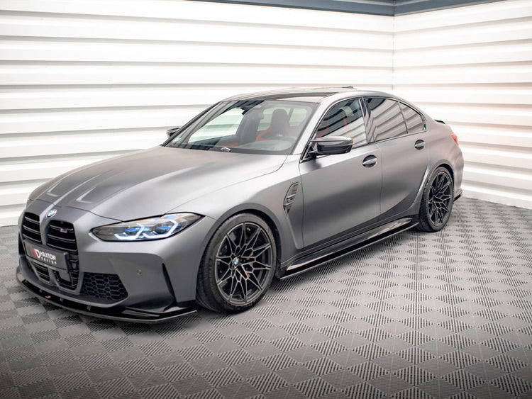 Maxton Design Side Skirts Diffusers V.1 Bmw M3 G80 (2021-) - Wayside Performance 