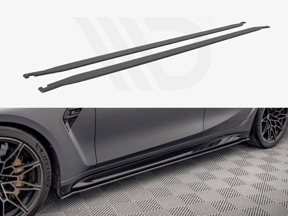Maxton Design Street Pro Side Skirts Diffusers Bmw M3 G80 (2021-) - Wayside Performance 