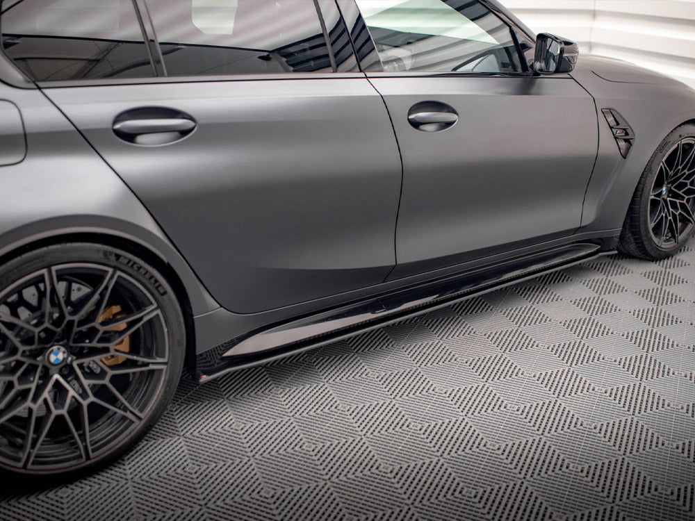 Maxton Design Street Pro Side Skirts Diffusers Bmw M3 G80 (2021-) - Wayside Performance 