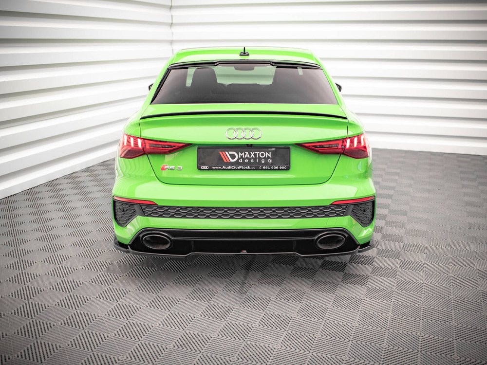 Maxton Design Central Rear Splitter Audi Rs3 Sedan 8y (2020-) - Wayside Performance 