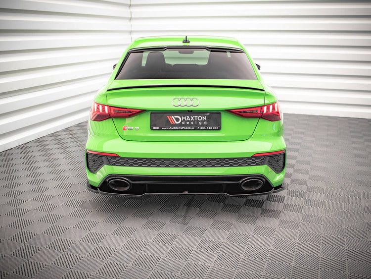 Maxton Design Central Rear Splitter Audi Rs3 Sedan 8y (2020-) - Wayside Performance 