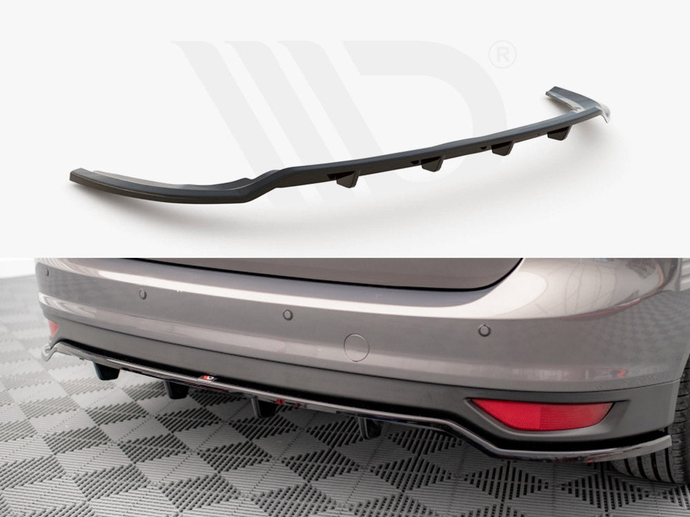 Central Rear Splitter (Vertical Bars) Ford C-Max Mk2 (2010-2014) - Wayside Performance 