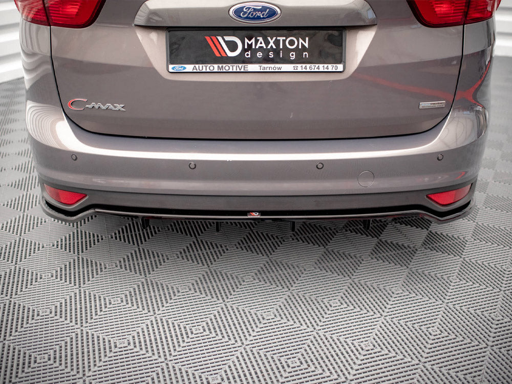 Central Rear Splitter (Vertical Bars) Ford C-Max Mk2 (2010-2014) - Wayside Performance 