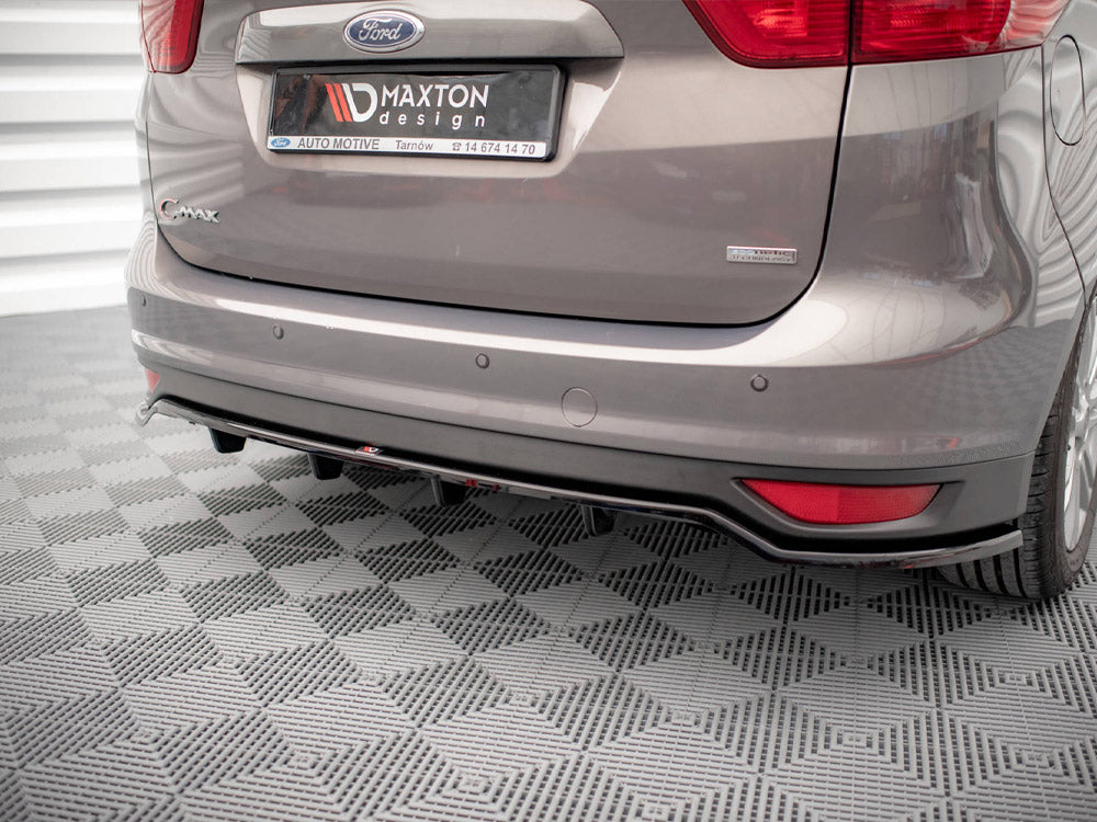 Central Rear Splitter (Vertical Bars) Ford C-Max Mk2 (2010-2014) - Wayside Performance 